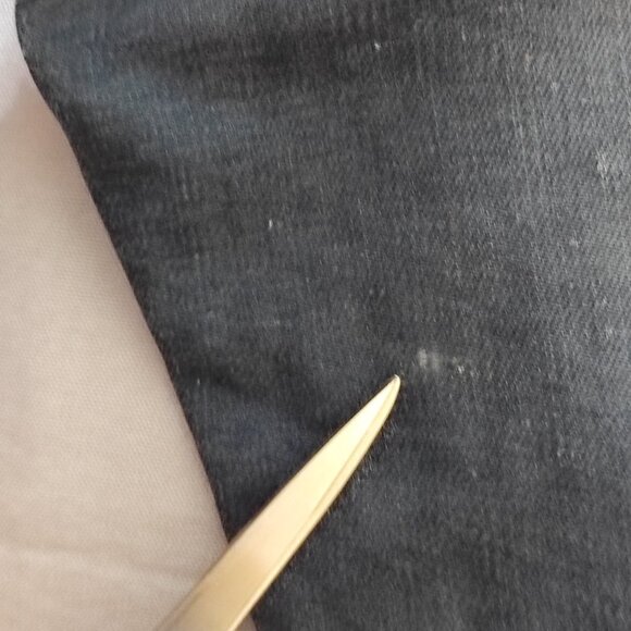 For Him London jeans men's sz 38 stone washed ink blue colour Slim Straight Fit - Picture 9 of 12